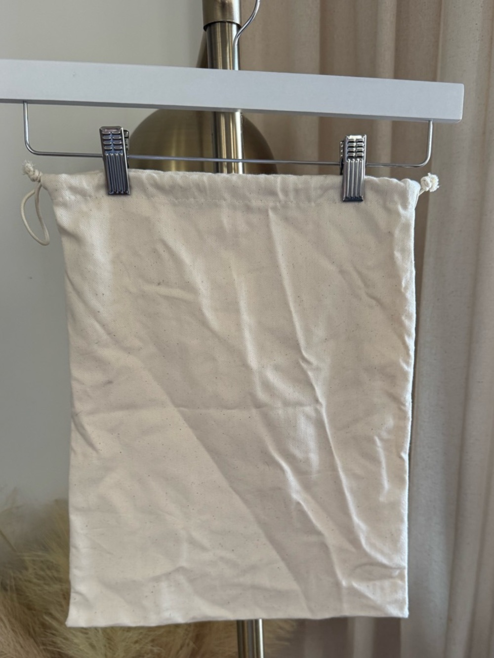 Loro Piana Summer Walk Drawstring Dust Bag - Cream - Picture 4 of 4